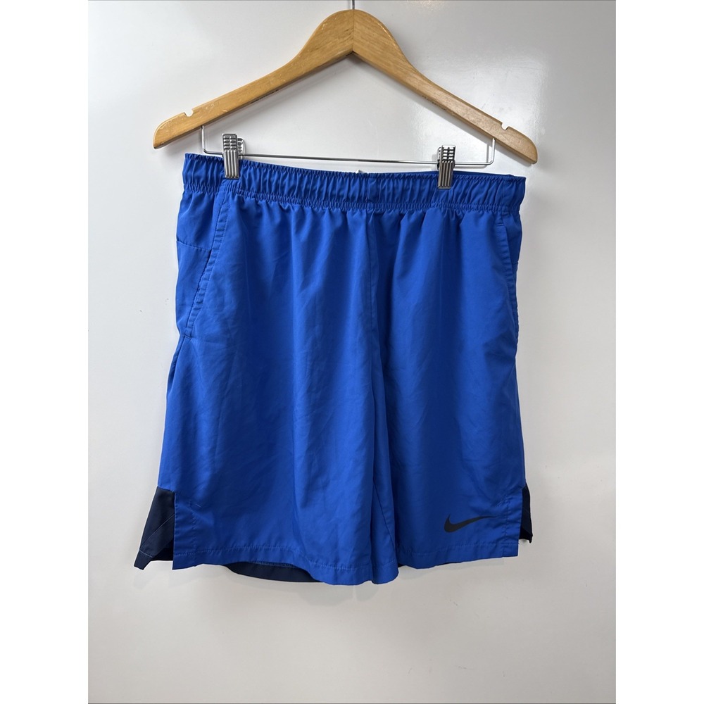 Nike Mens Dri-FIT Training Shorts Blue Black  L Athletic Performance DM6617-480